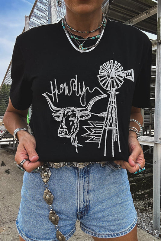 Howdy Line Tee